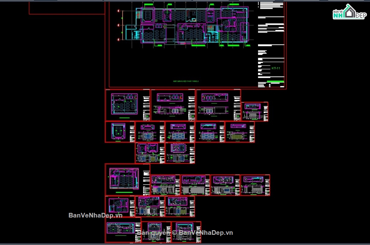 cad nội thất,Bản vẽ nội thất,nội thất văn phòng