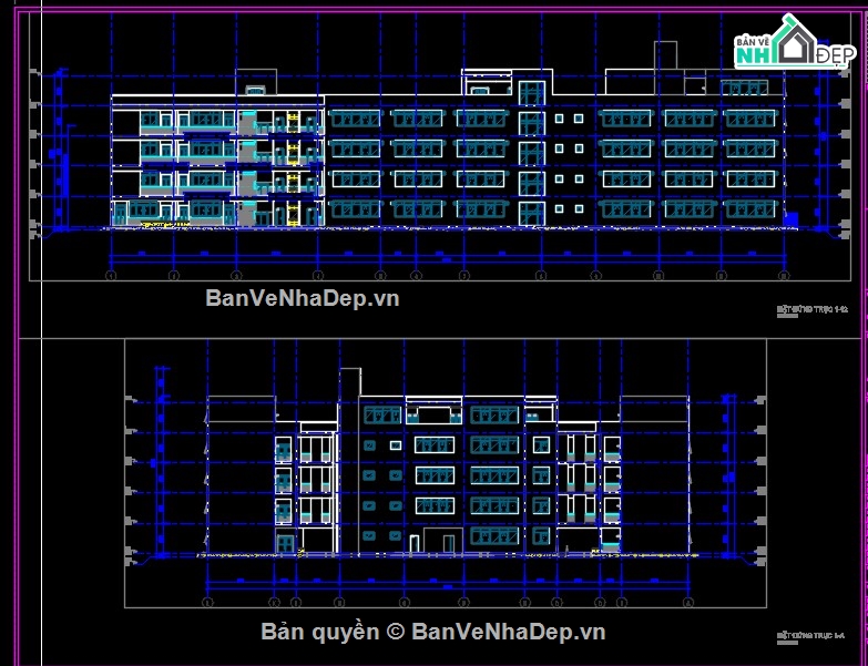 cad trường học,cad trường tiểu học,cad trường học quốc tế