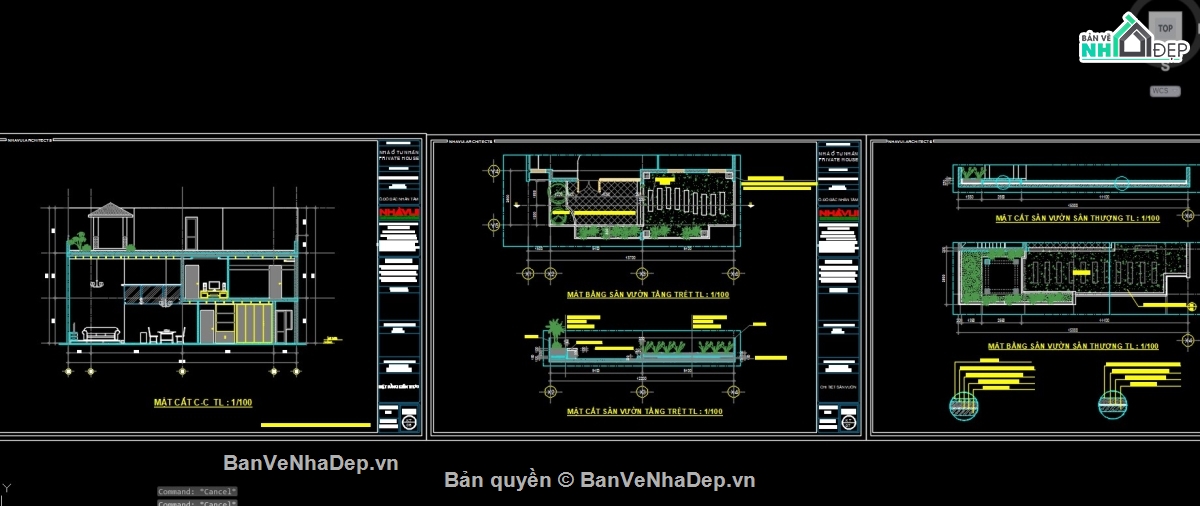 bản vẽ cad nội thất biệt thự,bổ chi tiết nội thất biệt thư,nội thất biệt thự 2 tầng