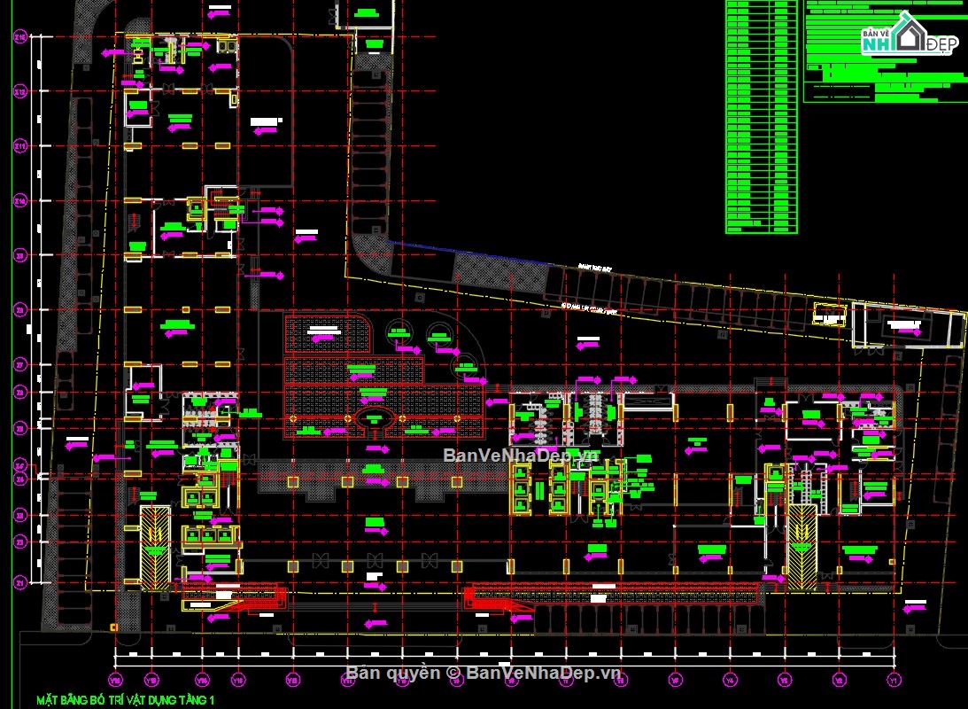 kiến trúc khách sạn,Bản vẽ thiết kế khách sạn,bản vẽ kiến trúc khách sạn,thuyết minh thiết kế khách sạn