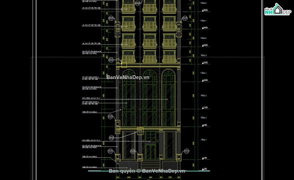 bản vẽ kiến trúc khách sạn,Bản vẽ khách sạn,kiến trúc khách sạn,bản vẽ cad khách sạn