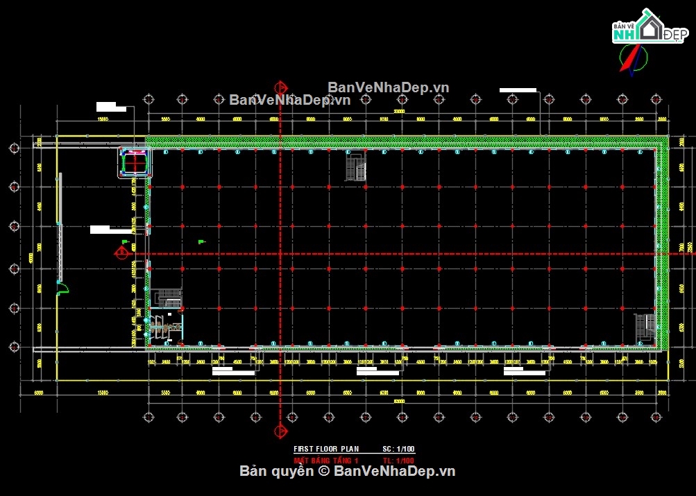 Bản vẽ nhà kho,kiến trúc nhà kho,bản vẽ nhà xưởng,kiến trúc nhà xưởng