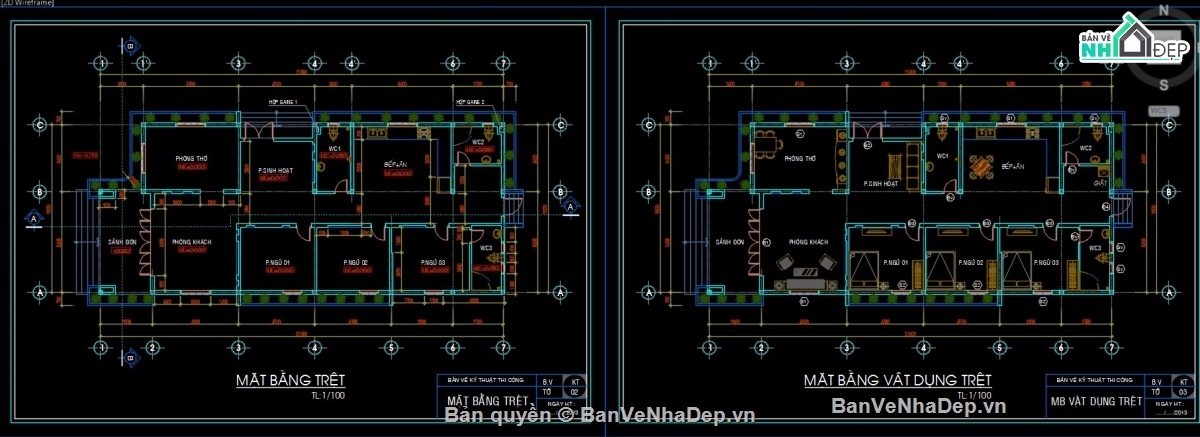 mẫu nhà 1 tầng,mẫu nhà mái thái,kiến trúc nhà mái thái,mẫu nhà cấp 4 đẹp,bản vẽ nhà cấp 4