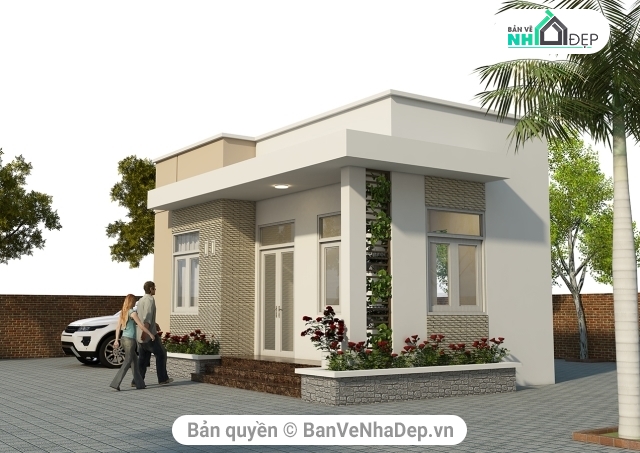 4 Model Sketchup Nhà Phố 1 Tầng Tải Nhiều 2019