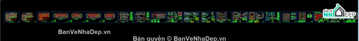 kiến trúc nhà 2 tầng,cad mẫu nhà,kiến trúc 2 tầng