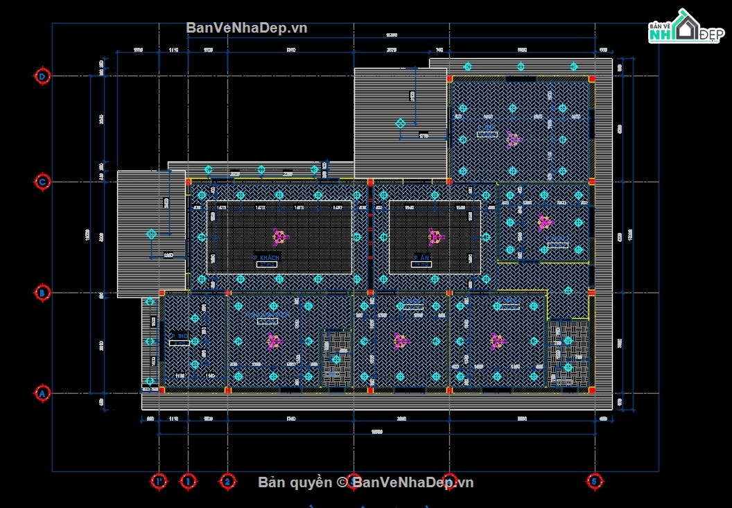 Bản vẽ nhà mẫu,nhà mái nhật,nhà mái nhật 1 tầng