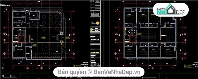 File autocad 8 mẫu bản vẽ thiết kế khách sạn mới hot