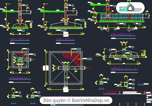 Biệt thự,Thiết kế biệt thự,Bản vẽ autocad,Bản vẽ chi tiết