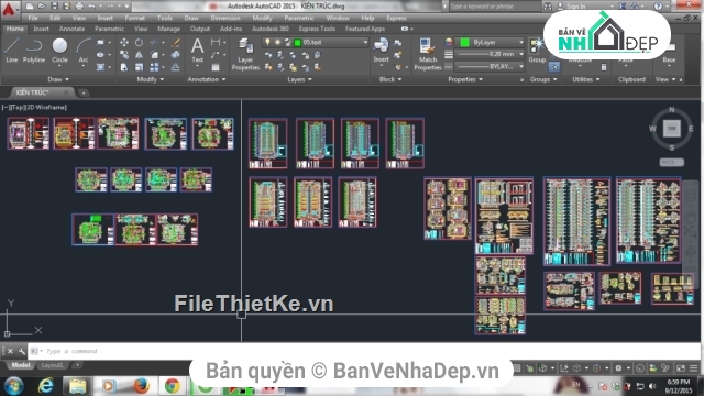 Trọn bộ 10 bản vẽ Autocad chung cư chất lượng nhất