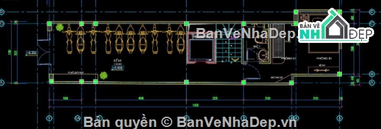 Nhà phố 4 tầng,cad nhà phố 4 tầng,file cad nhà phố 4 tầng
