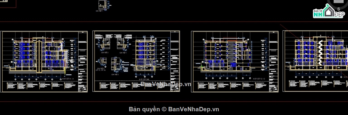 nhà ở 5 tầng,bản vẽ nhà ở 5 tầng,nhà ở cán bộ,bản vẽ nhà ở cán bộ