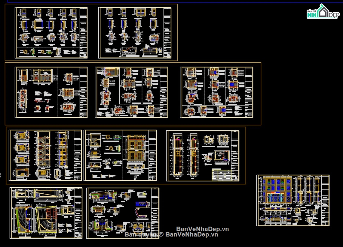 nhà ở 5 tầng,bản vẽ nhà ở 5 tầng,nhà ở cán bộ,bản vẽ nhà ở cán bộ