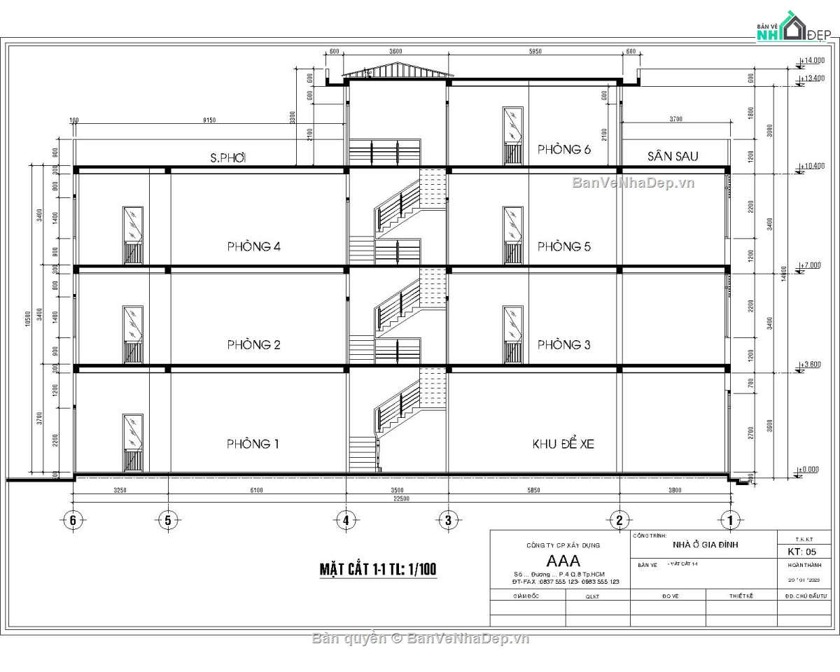Kiến trúc nhà phố,nhà phố 3.5 tầng,nhà phố 3 tầng 1 tum,nhà phố cho thuê,bản vẽ CAD nhà ống,bản vẽ CAD kiến trúc kết cấu nhà phố