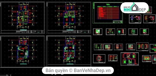 4 file miễn phí nội thất biệt thự