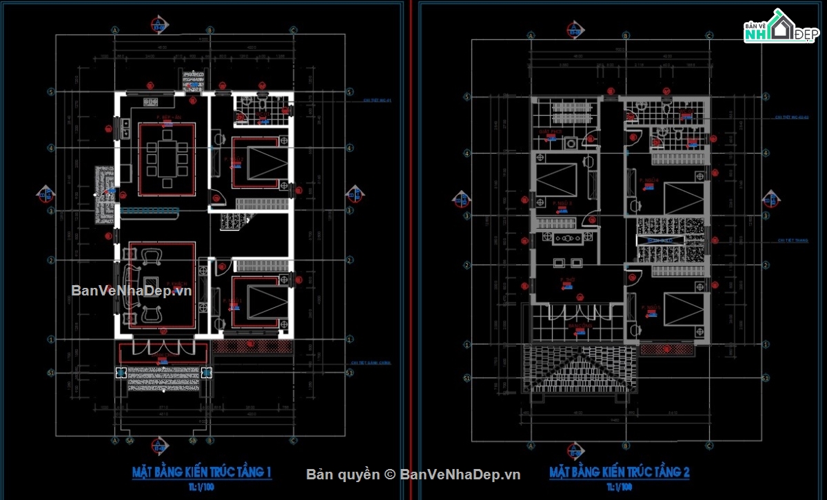 bản vẽ nhà mái nhật 2 tầng,mái nhật 2 tầng,Bản vẽ nhà mẫu