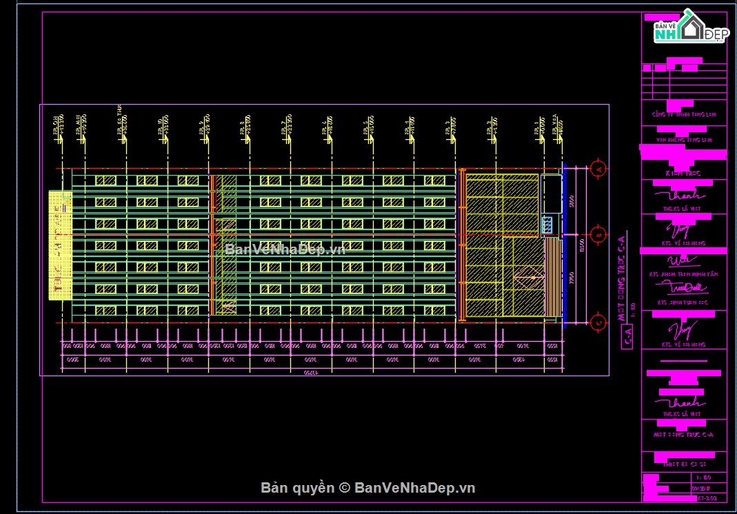 thiết kế văn phòng,kiến trúc văn phòng,bản vẽ cad tòa văn phòng