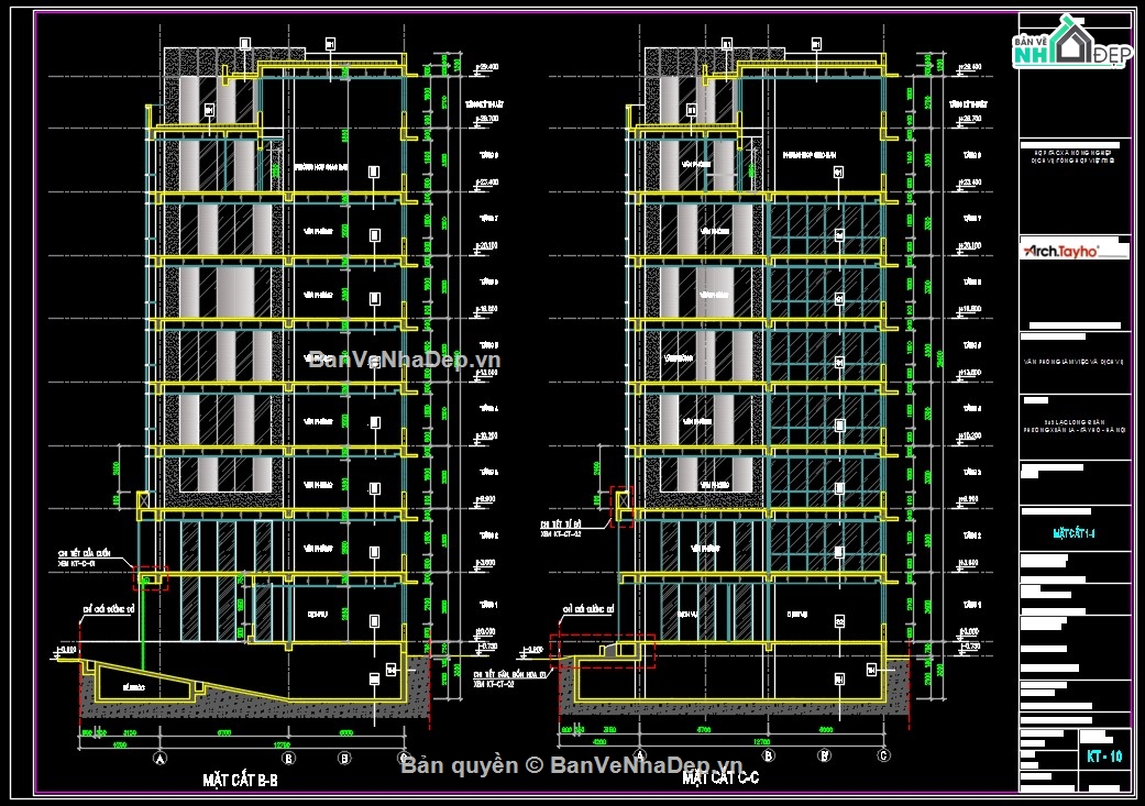 kiến trúc văn phòng,tòa nhà văn phòng,kiến trúc tòa nhà,bản vẽ cad tòa văn phòng