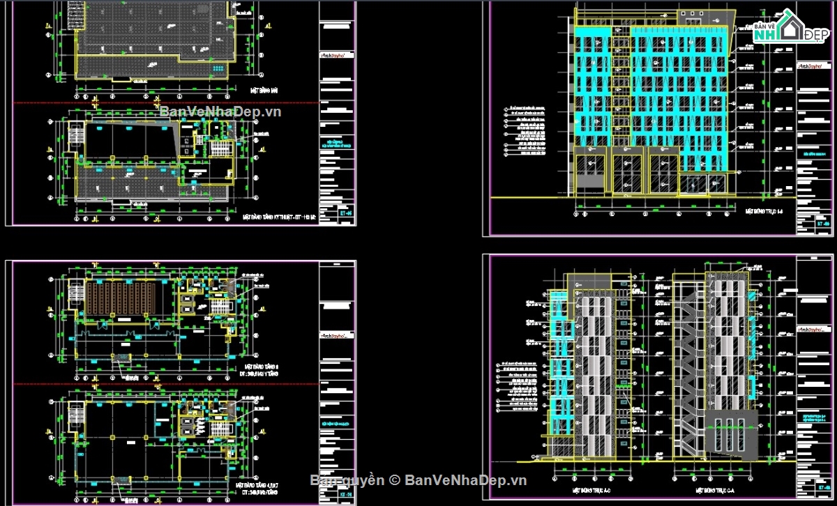 kiến trúc văn phòng,tòa nhà văn phòng,kiến trúc tòa nhà,bản vẽ cad tòa văn phòng