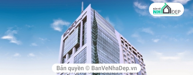 kiến trúc tòa tháp,kiến trúc văn phòng,tòa tháp văn phòng,thiết kế tòa tháp Nguyễn Huệ