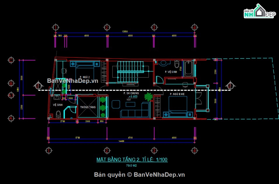 mẫu nhà phố 3 tầng,bản vẽ cad nhà phố,thiết kế nhà phố,kiến trúc nhà phố