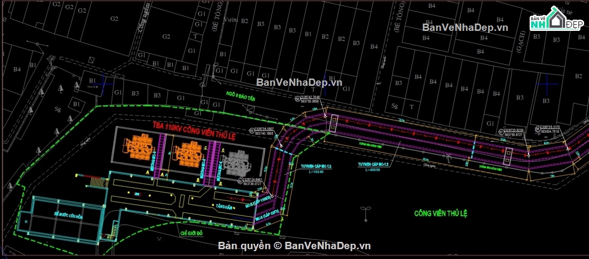 trạm biến áp,Cad trạm biến áp,cad trạm 110kv GIS
