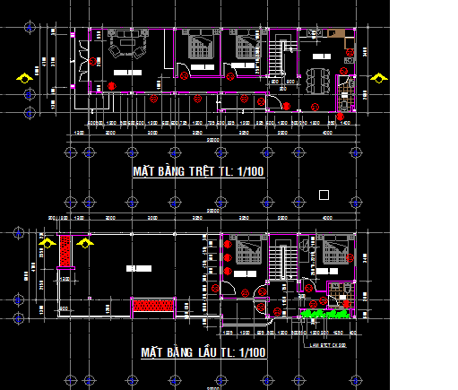 Bản vẽ mặt bằng,mặt bằng,Bản vẽ mặt đứng,Mẫu nhà ở 1 tầng