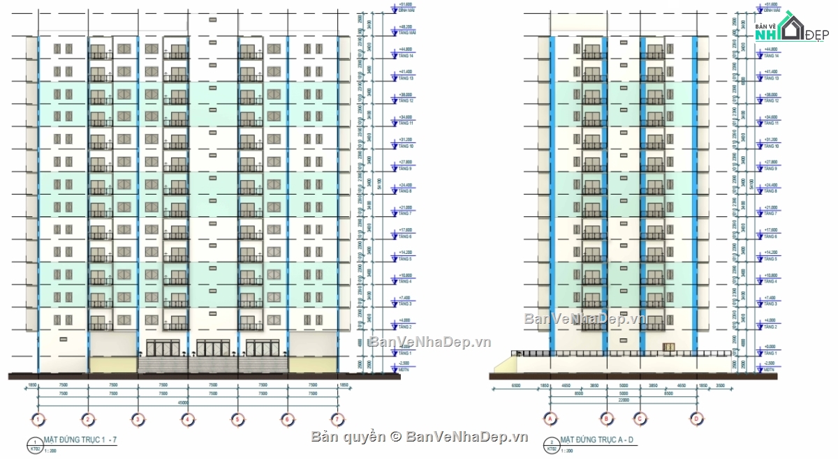 Bản vẽ Chung cư,Kết cấu chung cư,kiến trúc chung cư