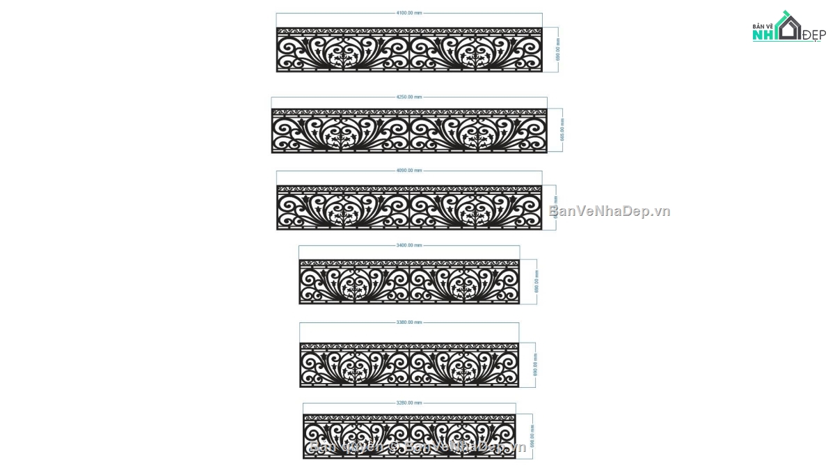 lan can đẹp,lan can cnc,Autocad lan can cnc đẹp