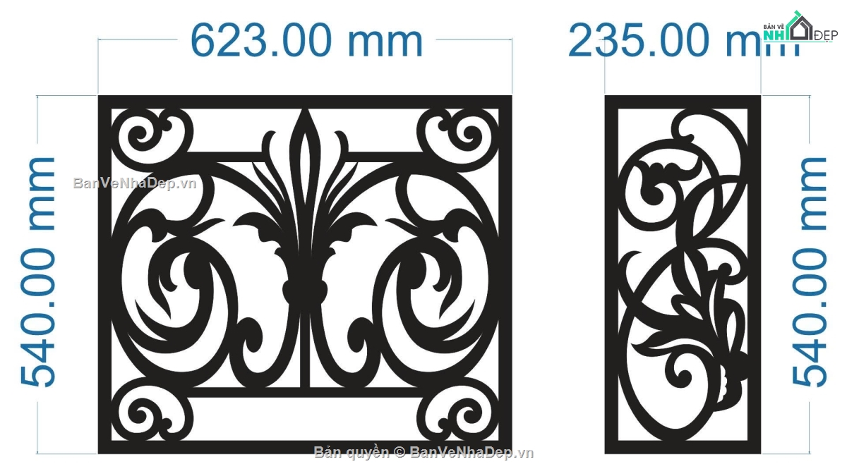 lan can cnc,file cnc lan can cnc,lan can dxf
