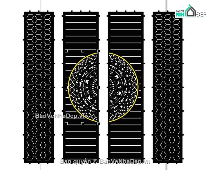 cổng bông tuyết,cad cổng bông tuyết,cnc cổng bông tuyết