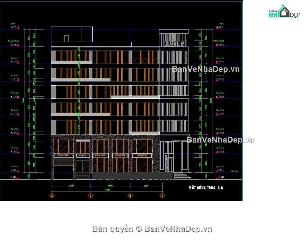 công trình công cộng,Bản vẽ thi công,thương mại,công trình,bản vẽ công trình
