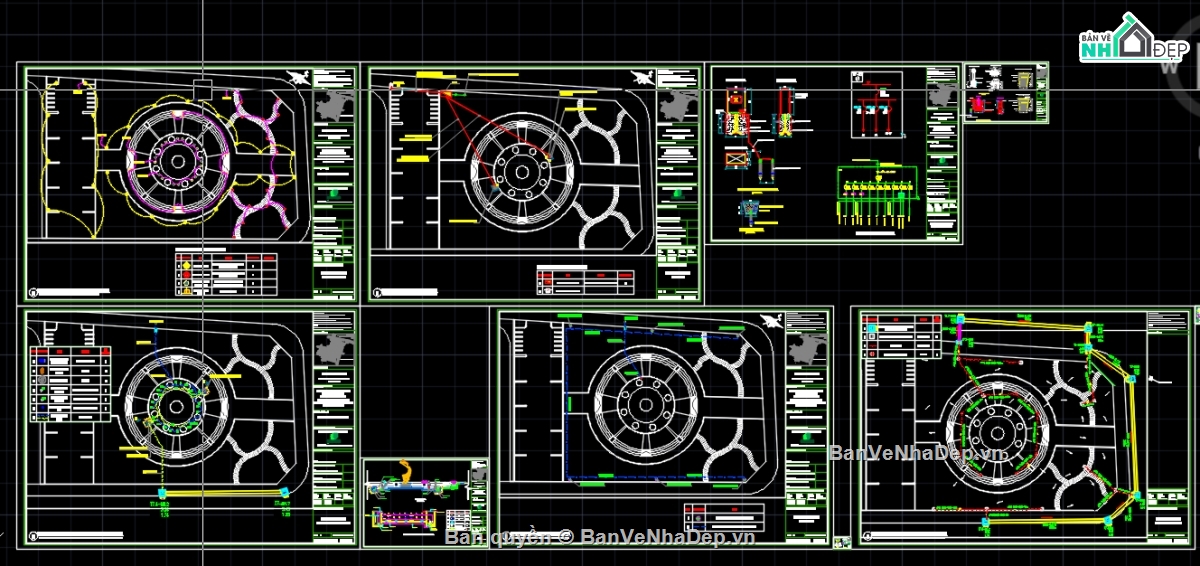 công viên,thiết kế công viên,bản vẽ công viên,bản vẽ đài phun nước,đài phun nước