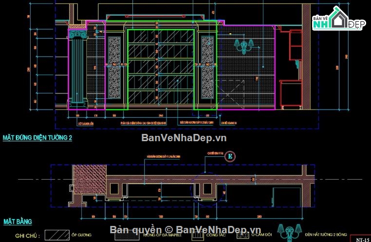 bản vẽ tủ bếp,thiết kế bàn đảo,chi tiết khu bếp