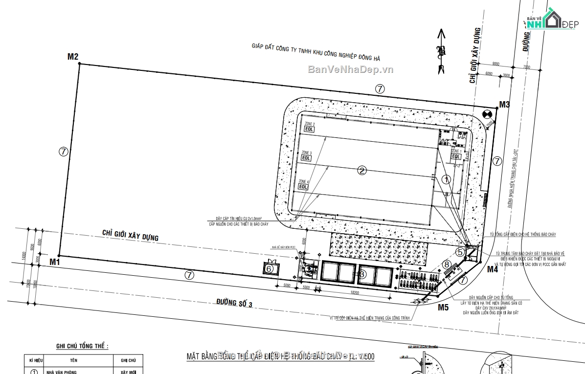 nhà xưởng kết hợp văn phòng,thẩm duyệt PCCC,bản vẽ nhà xưởng 25x43m