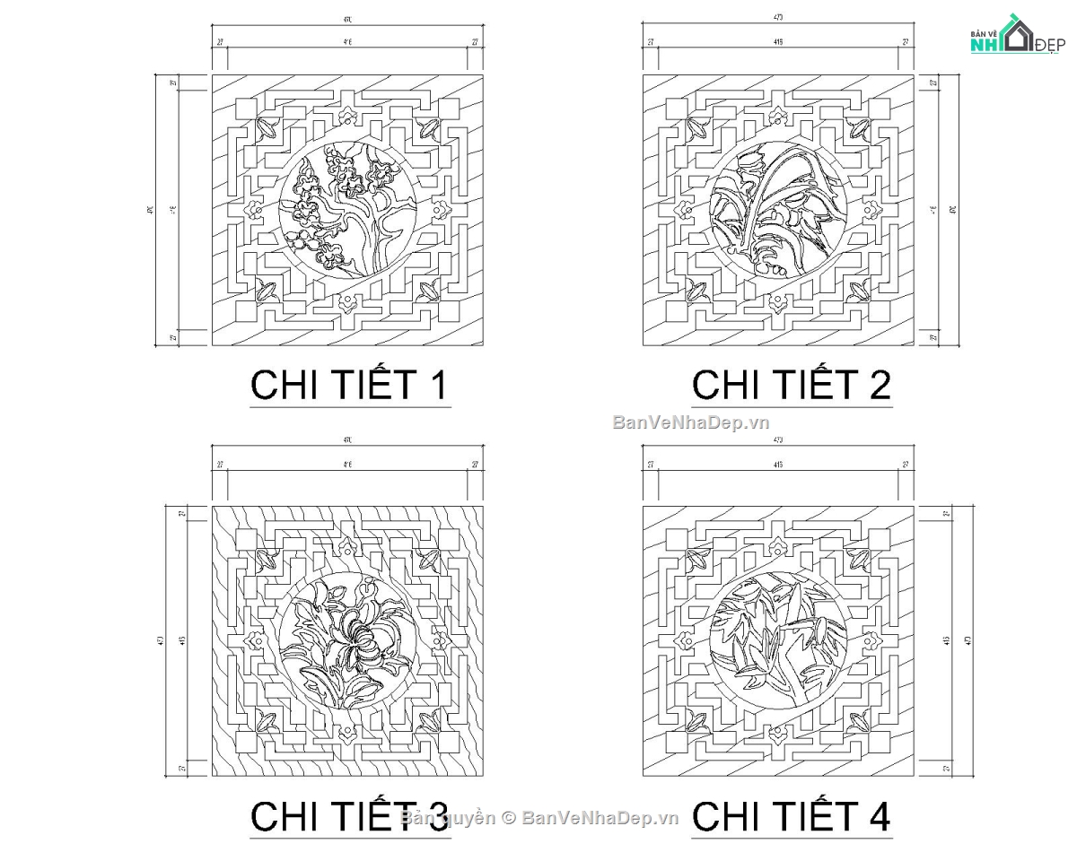 Phòng thờ,CNC tứ quý,file cad phòng thờ,file CNC phòng thờ,vách ngăn cnc đẹp,hoa văn tứ quý