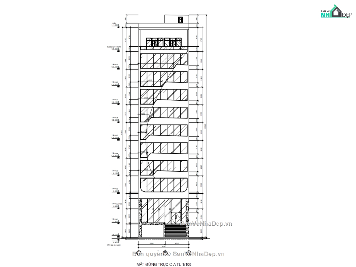 bản vẽ điện nước,điện nước khách sạn,khách sạn
