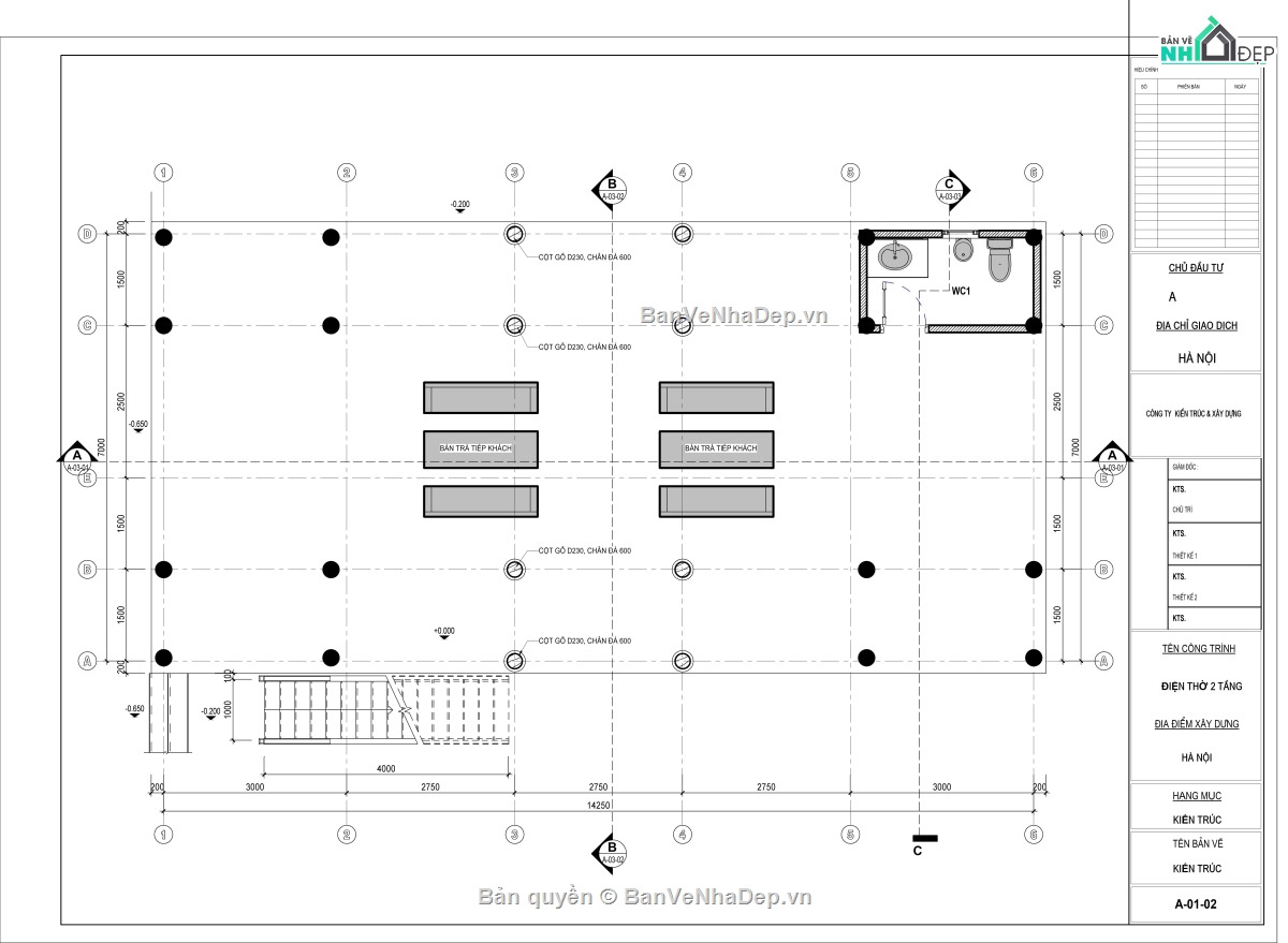 kết cấu đầy đủ,kết cấu kiến trúc,bản vẽ kiến trúc,2 tầng