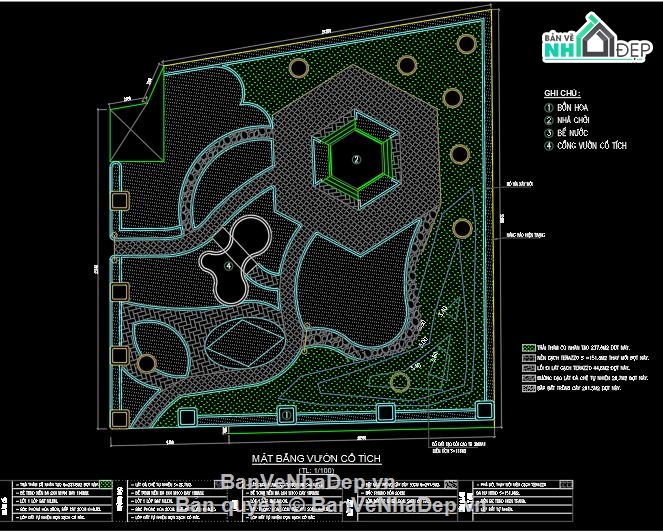 bản vẽ vườn cổ tích,vườn cổ tích mầm non,sketchup vườn mầm non,khu vui chơi mầm non