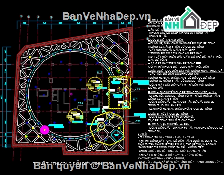 bản vẽ đục phá sàn biện pháp tầng hầm,đục phá sàn đạo,phương pháp cắt bê tông bằng dây