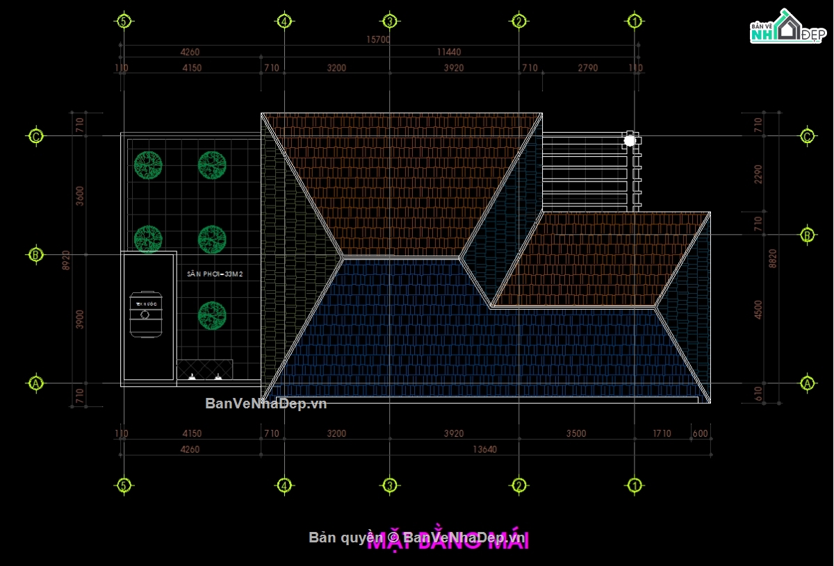 Biệt thự  2 tầng,Biệt thự 2 tầng cad,Biệt thự 2 tầng file cad,biệt thự mái nhật 2 tầng,kiến trúc kết cấu biệt thự mái nhật 2 tầng,full bản vẽ biệt thự mái nhật 2 tầng