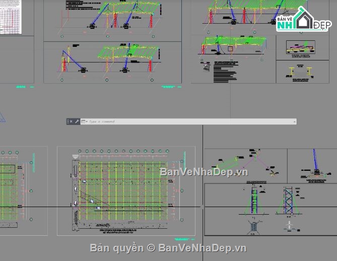 bptc nhà xương,biện pháp thi công xưởng,bptc xưởng