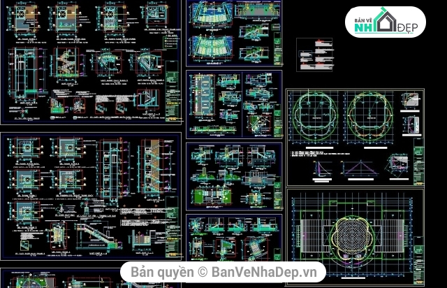 trung tâm hội nghị,bản vẽ trung tâm hội nghị quốc gia,trung tâm hội nghị tỉnh,thiết kế thi công,Hồ sơ thiết kế