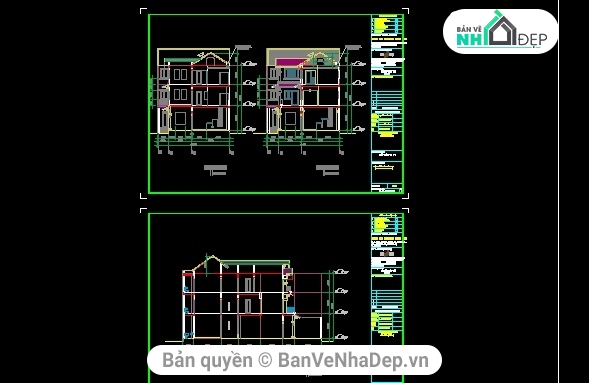 Thiết kế biệt thự,biệt thự gia đình,Bản vẽ thiết kế biệt thự