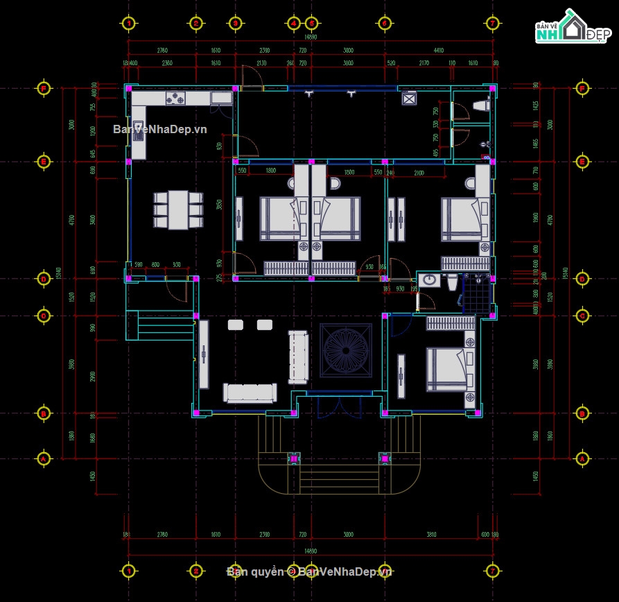 nhà cấp 4,nhà cấp 4 mái nhật,nhà cấp 4 mái nhật 15x15m