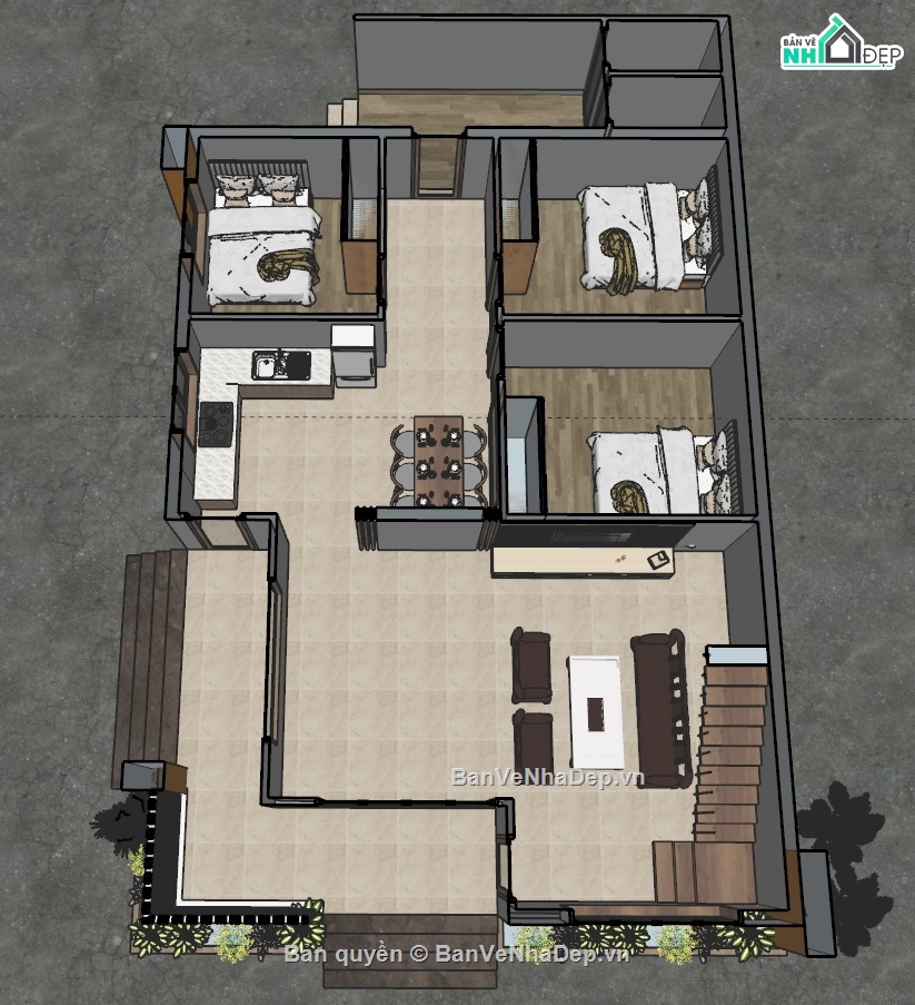 bản vẽ nhà cấp 4,bản vẽ nhà 1 trệt 1 lửng,kiến trúc nhà cấp 4,kết cấu nhà cấp 4