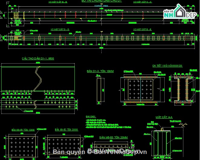 file cad đầy đủ,Giá long môn,sàn công tác