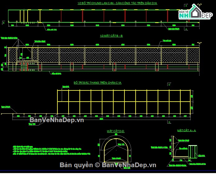 file cad đầy đủ,Giá long môn,sàn công tác