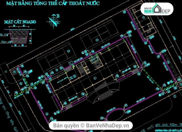 nước nhà công vụ,PCCC nhà công vụ,nước +PCCC,bản vẽ hệ thống cấp thoát nước,hệ thống cấp thoát nước nhà công vụ