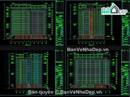 Khách sạn,file cad khách sạn,khách sạn file cad