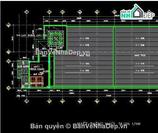 khách sạn,bản vẽ khách sạn 3 tầng 30x12m,kiến trúc khách sạn 3 tầng